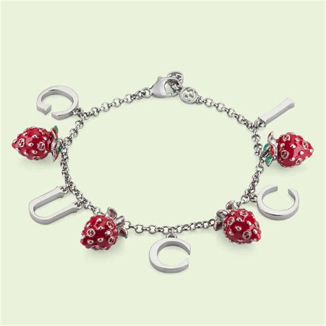 gucci strawberry charm
